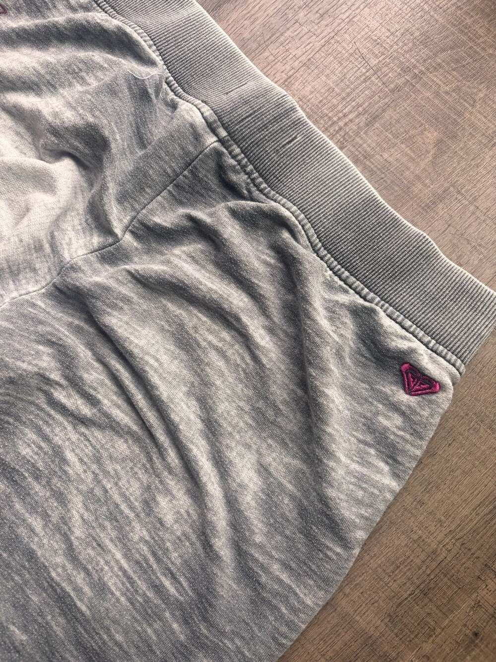 Roxy Girl Girls Grey Marled Graphic Drawstring Sweatpants Size 16 - Picture 4 of 5